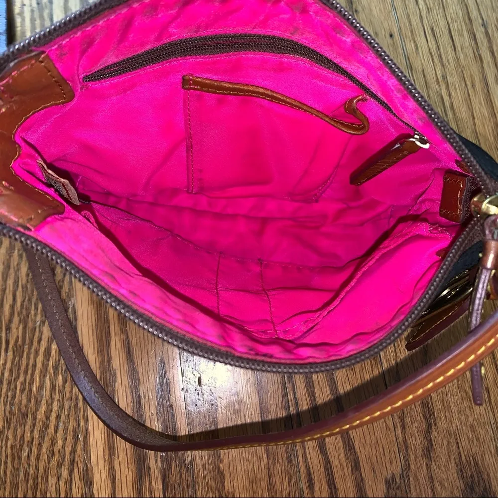Vintage Dooney & Bourke Pouchette Crossbody Purse - Image 8