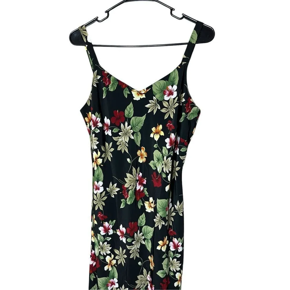 Vintage Northern Reflections Floral Maxi Sun Dress Size‎ 10 - Image 2