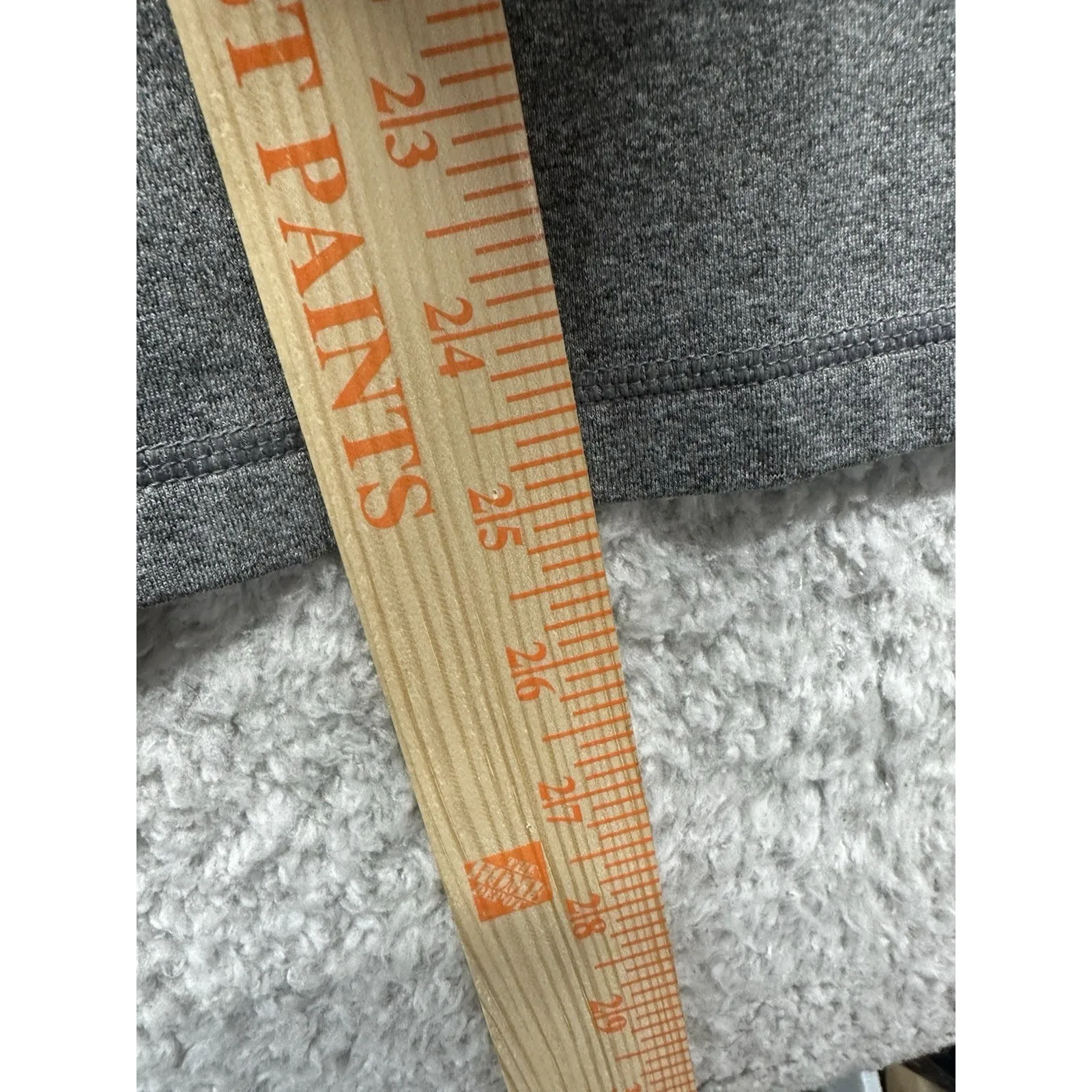 Nike Pro Dri-Fit Womens Long Sleeve T-Shirt Heather Gray Thumb Holes Size S Logo - Image 10