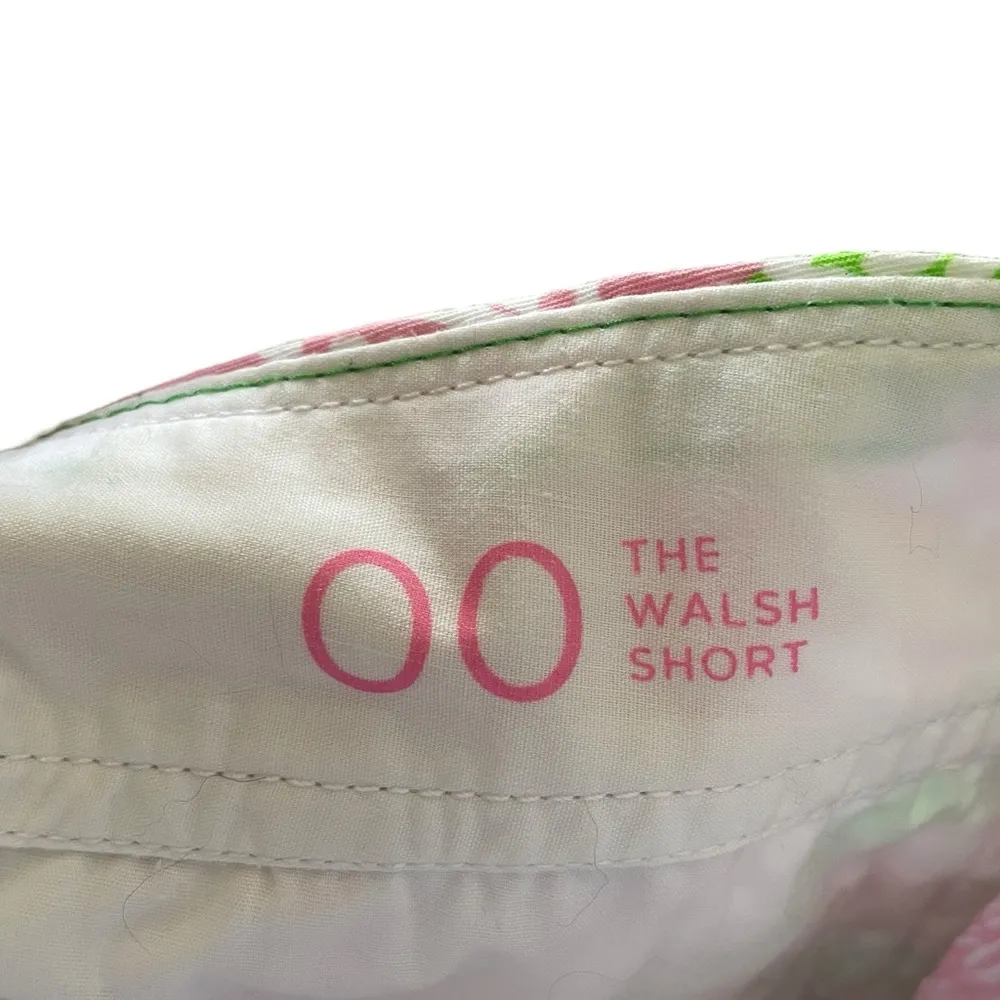 Lilly Pulitzer Pink Green Limeade Cheat Ya Preppy Cotton The Walsh Mini Shorts - Image 5
