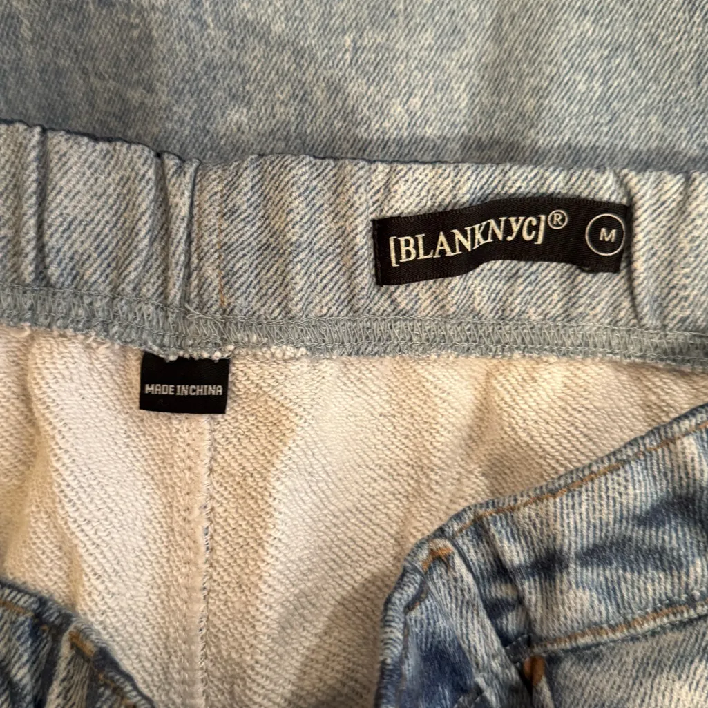 Blank NYC Denim Sweatpant Joggers - Image 5