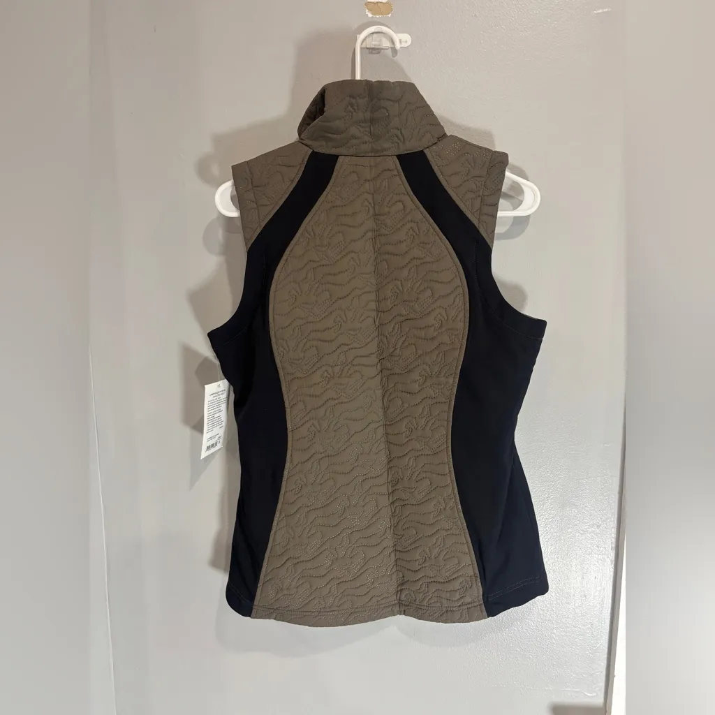 NEW KERRITS UNBRIDLED HORSE QUILTED VEST DRIFTWOOD COLOR SMALL EQUESTRIAN RIDING - Image 5