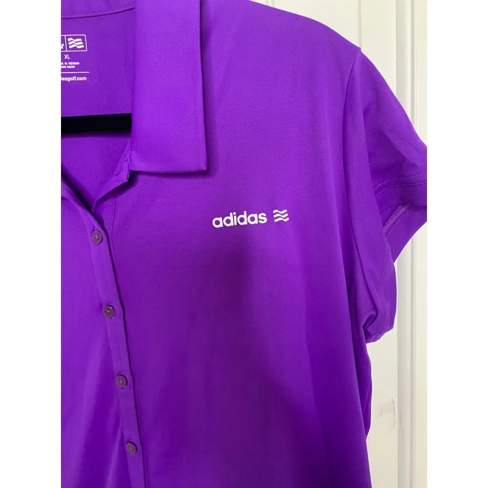 Adidas Purple Athletic Tennis Golf romper Striped Sporty Performance shortall XL - Image 2
