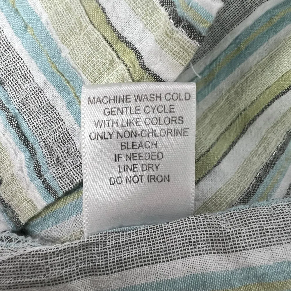 Vintage Krazy Kat Top Womens Large Y2K Cotton Boho Grunge Metallic Fairy Boho - Image 10