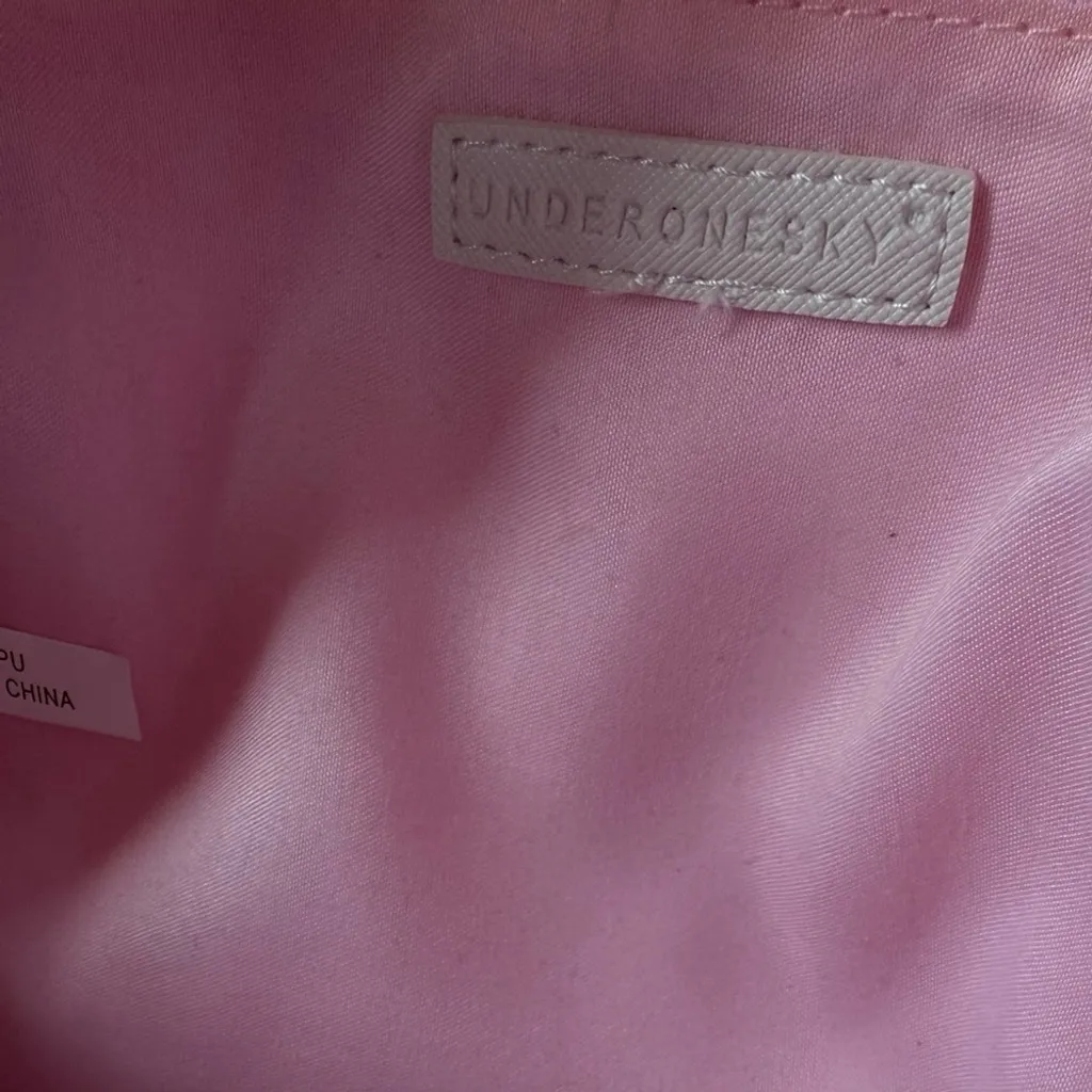 Under One Sky Kitty Cat Unicorn Pink Gold Glittery Backpack EUC - Image 7