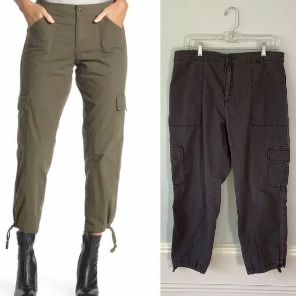 Social Standard by Sanctuary Scout Poplin Cargo Jogger Gray Casual Pants Sz XXL - Image 2