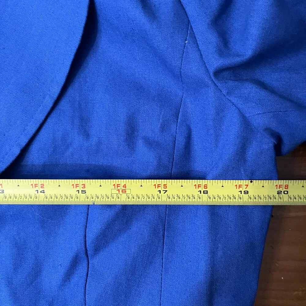 Chadwick Classics Women's Linen Cotton Lined Blazer Jacket Size 14 NWT - Image 5