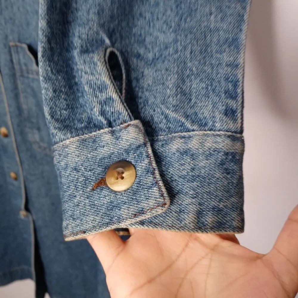 Vintage Alamity Jeans denim dress Blue Size M - Image 6