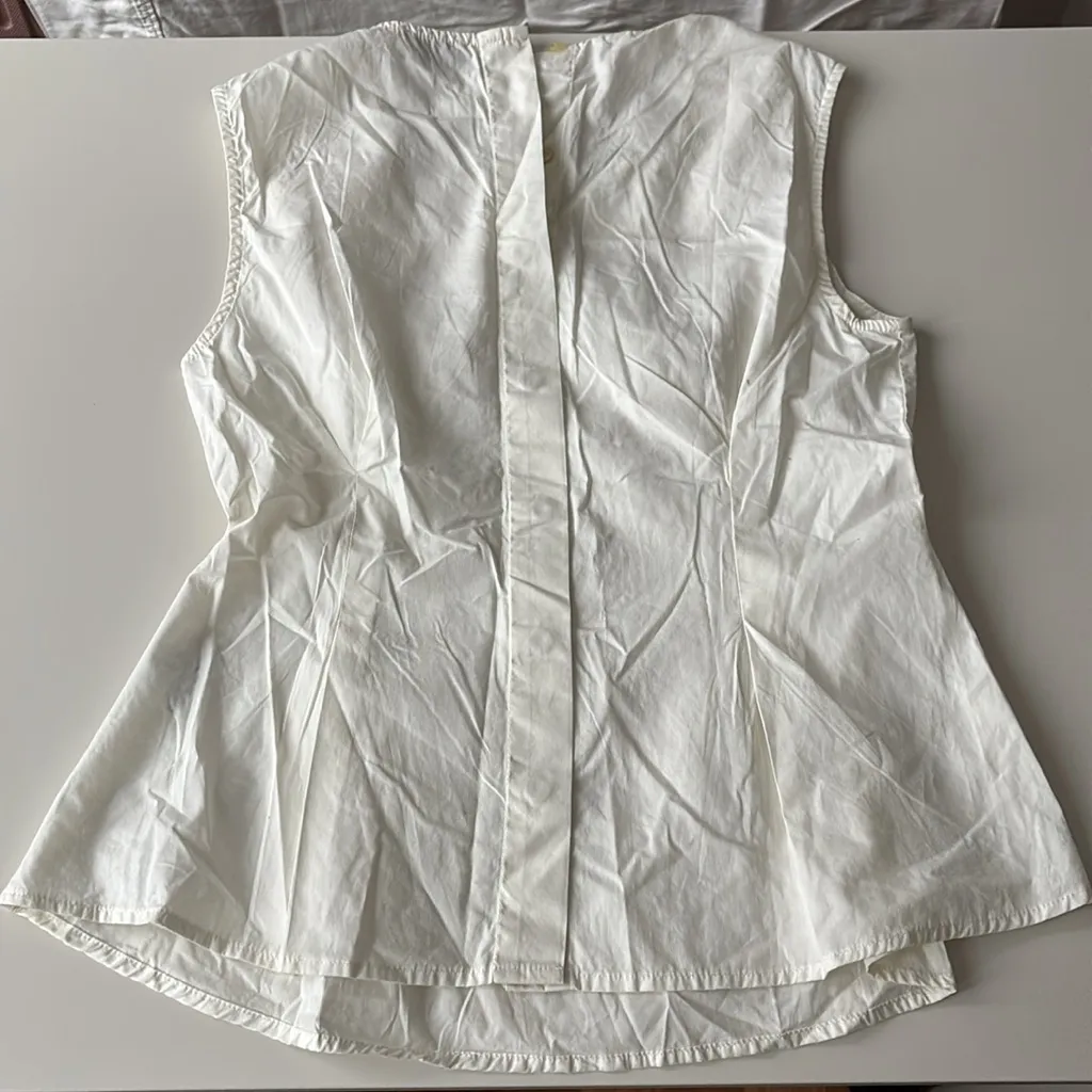 NWOT Emma & Gaia Linen Tank Size 8 - Image 4