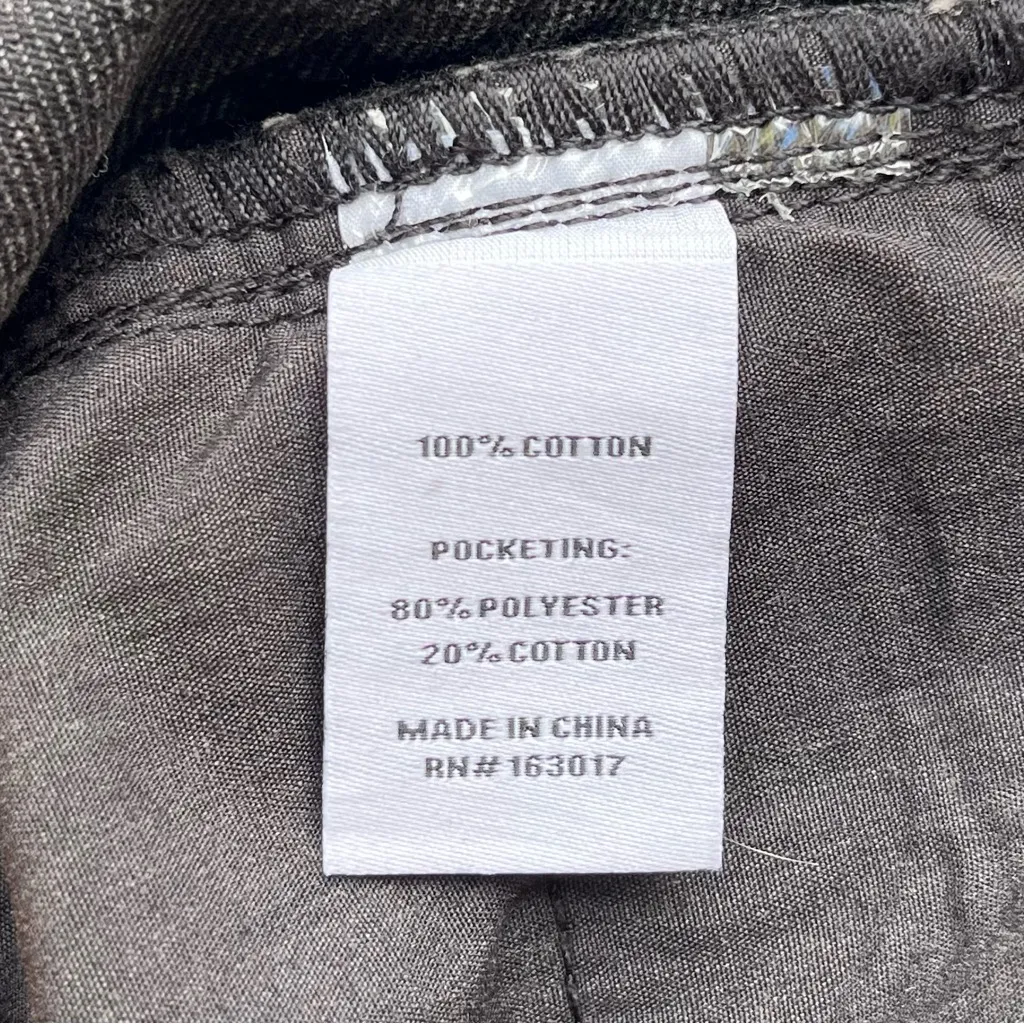 Princess Polly Holly Asymmetric Straight Leg Black Jeans Denim Size 4 NEW - Image 6