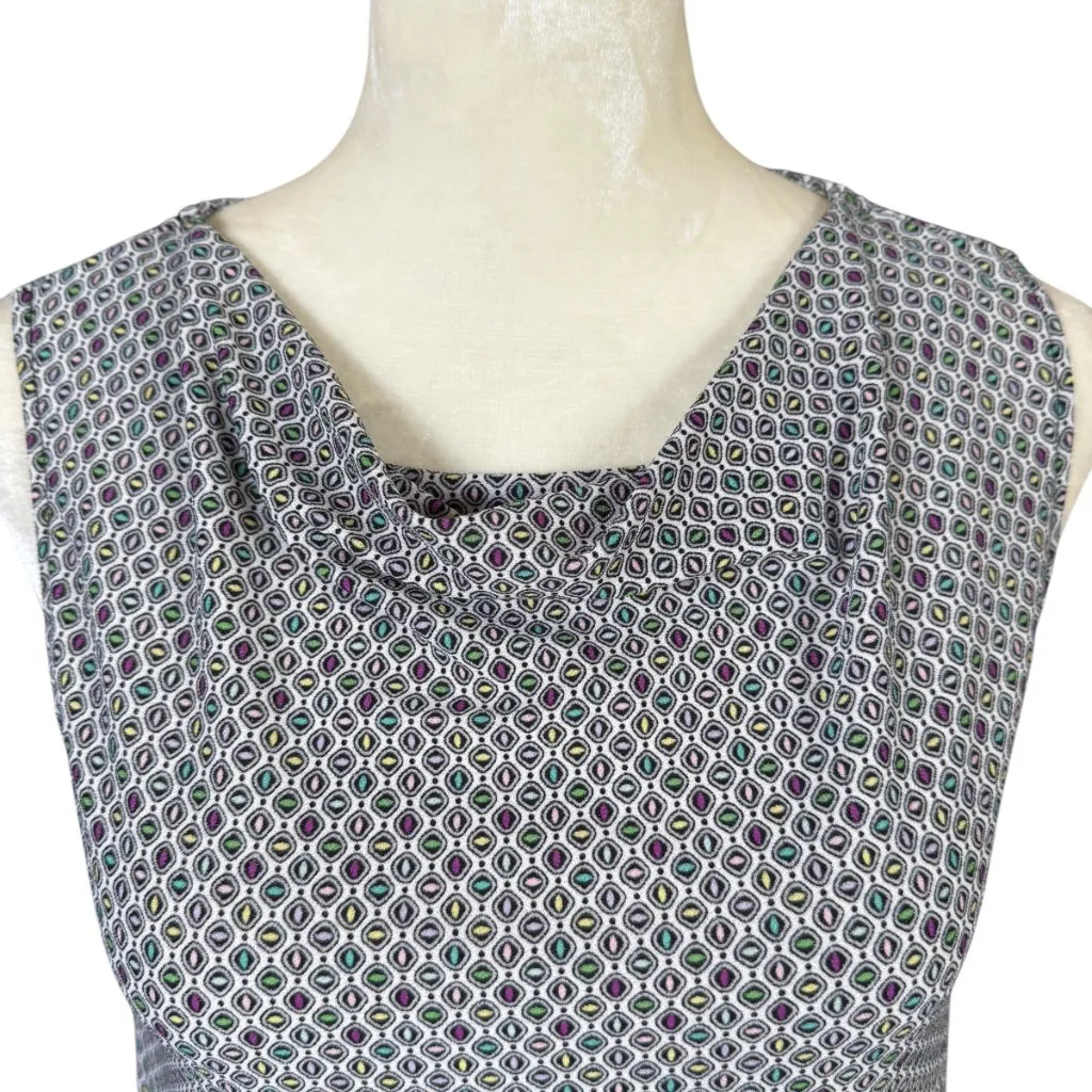 Talbots  multicolored geometric  pattern sleeveless pullover tank top size P - Image 5