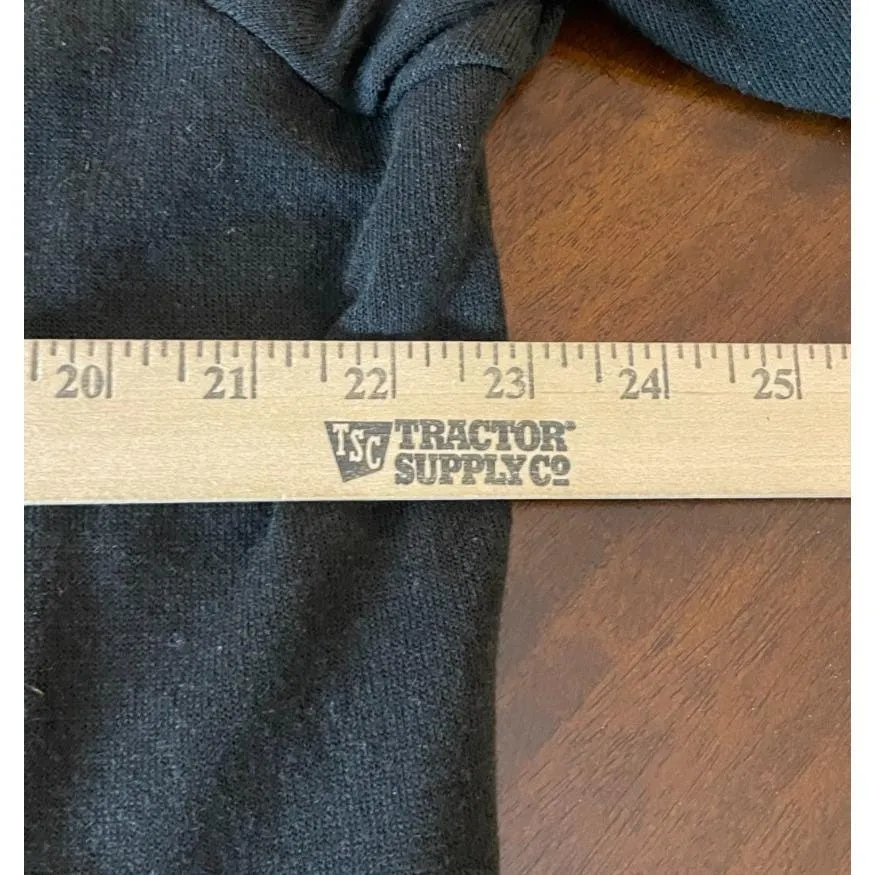 Vintage Womens Investments 2X Black Silver Metallic Sweater Top Going Out Career - Image 4