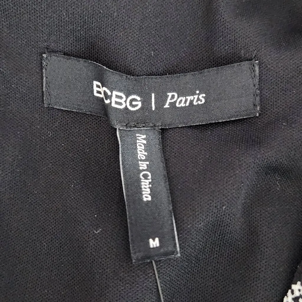 BCBG Paris Black and White Floral V - Image 7