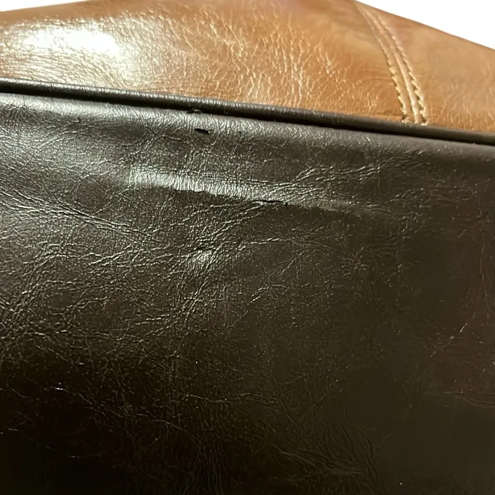 Tignanello Brown Leather Tote Bag - Image 10