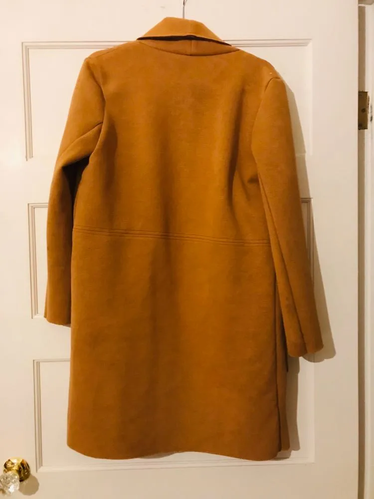 Faux Suede Caramel Jacket - Image 6