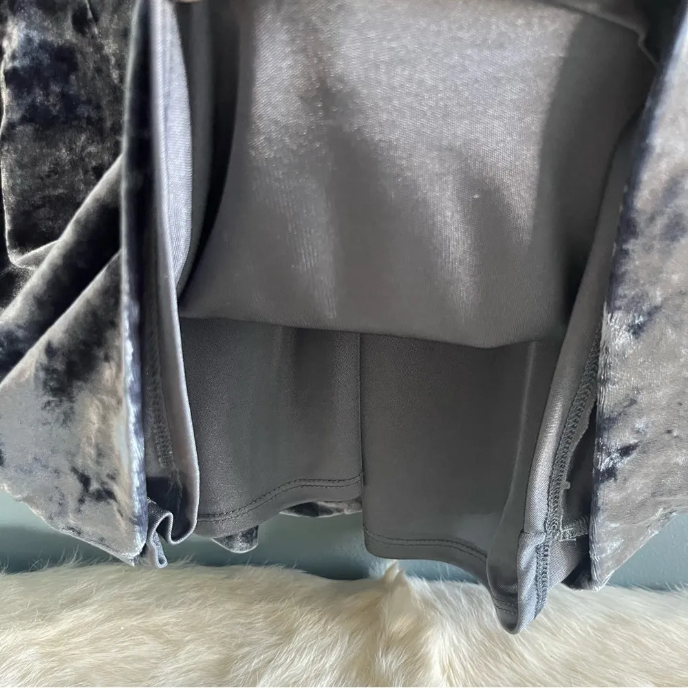 Adrianna Papell Crushed Velvet Shift Dress - Image 7