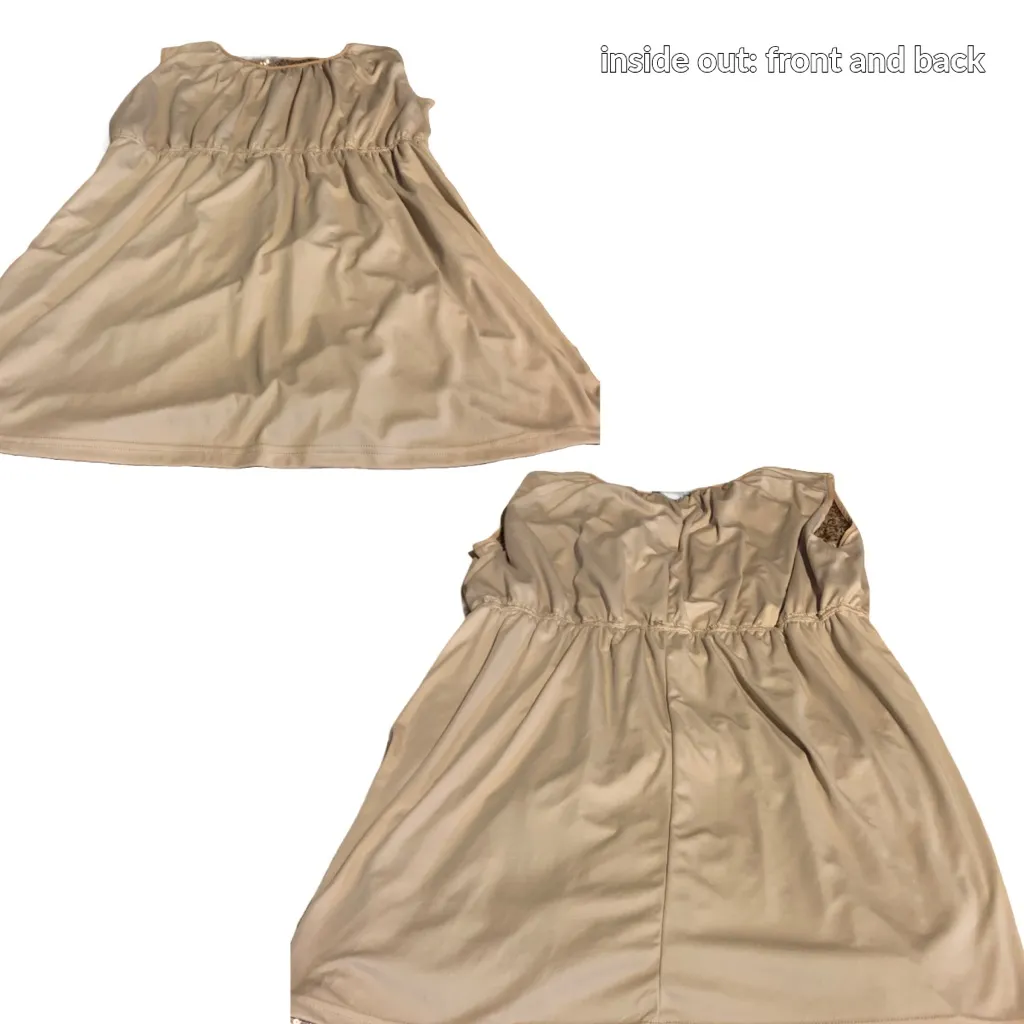 LANE BRYANT BELTED GOLD JERSEY KNIT SEQUIN COCKTAIL DRESS (18/20) - Image 10