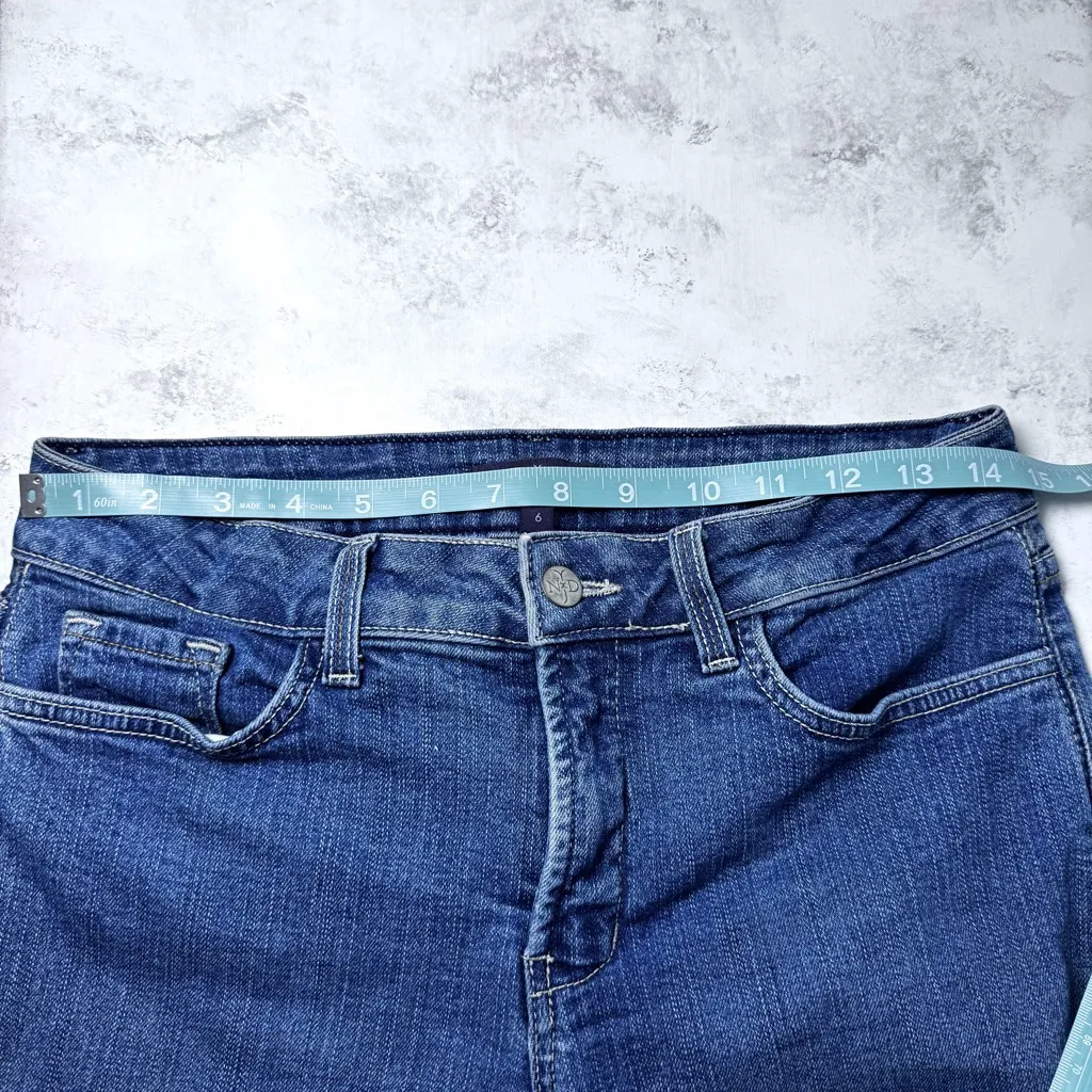 NYDJ Blue Boot Cut Jeans Size 6 Medium Wash 29x31 - Image 10
