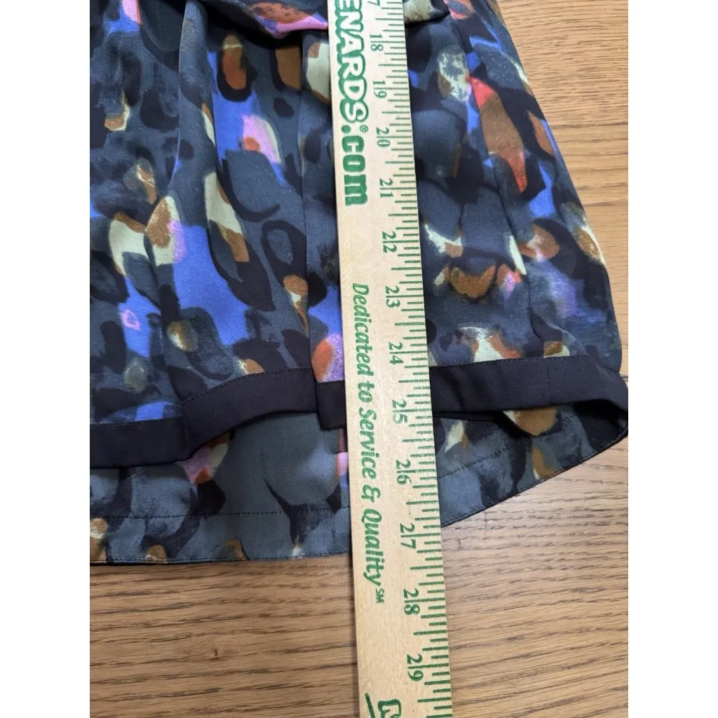 Cabi Sleeveless Tiered Blouse‎ Top Size Medium Colorful Polyester V Neck Modern - Image 4