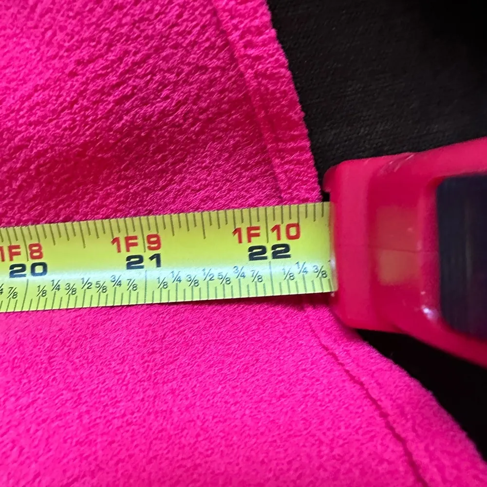 Watermelon Pink Cold Shoulder Asymmetrical Bell Sleeves Blouse… - Image 14