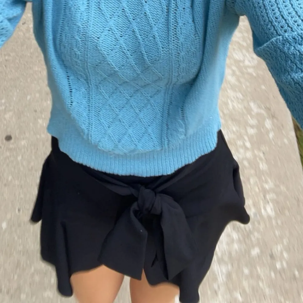 ZARA  Tie Front Mini Skirt - Image 3