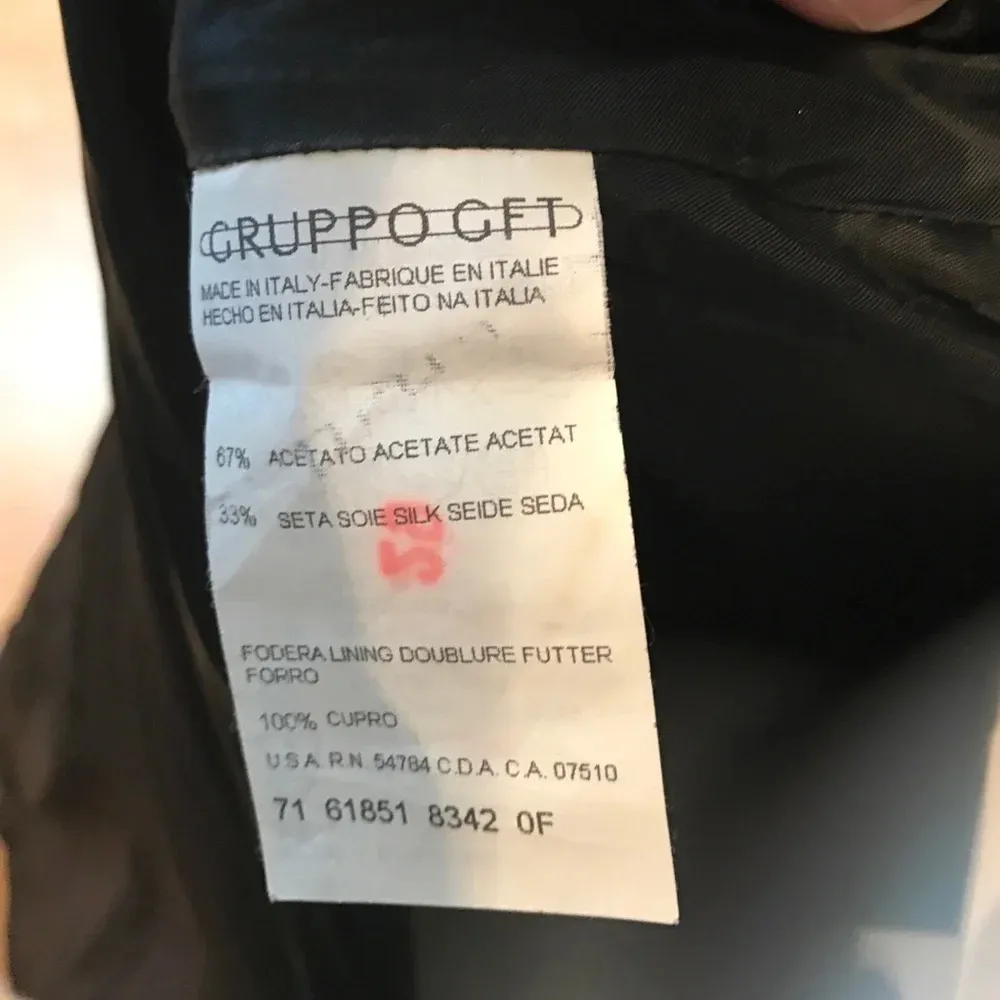 Giorgio Armani black midi short sleeve dress - Image 6