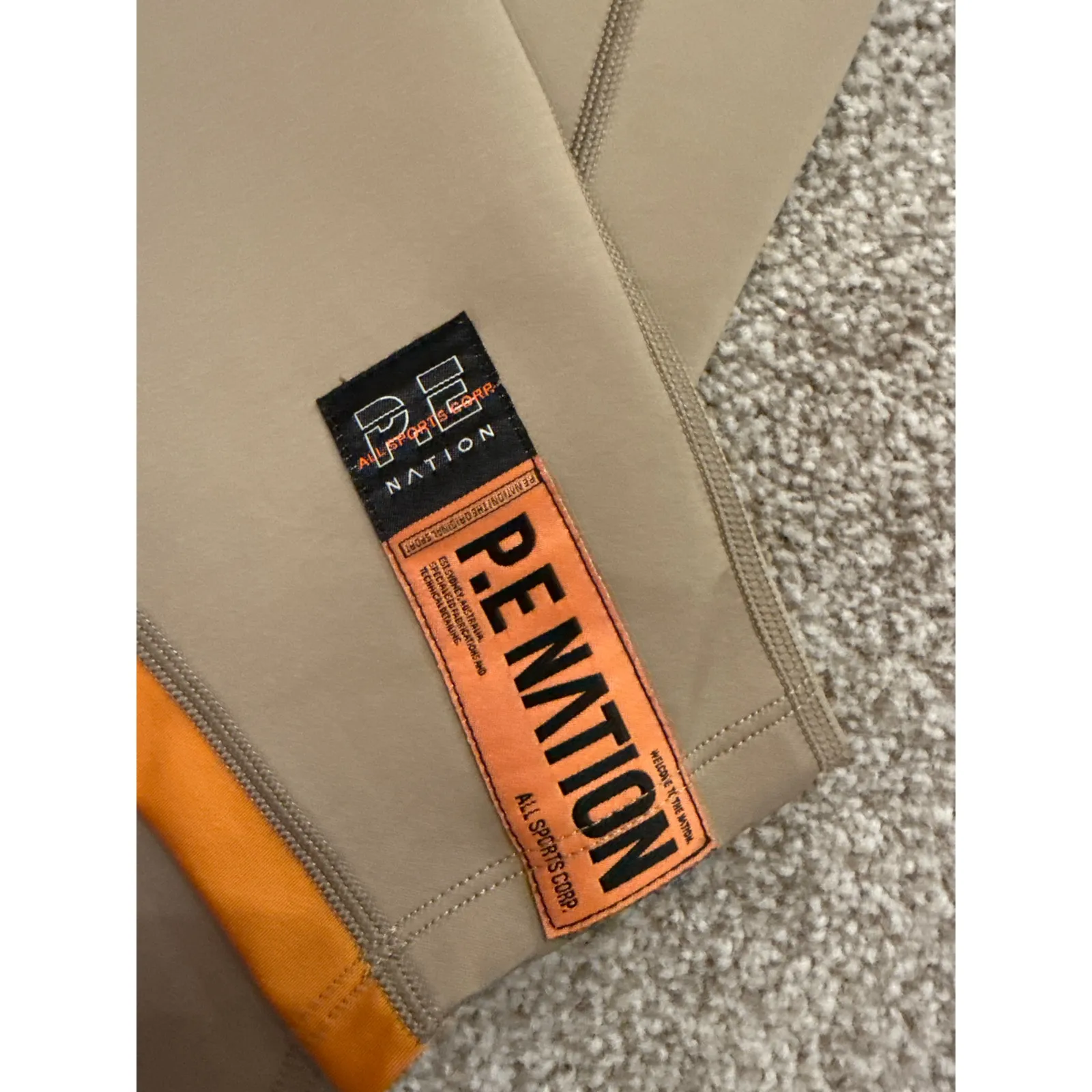 Peloton High Rise P.E. Nation Matte Finish Coastline Legging in Kelp, S - Image 8