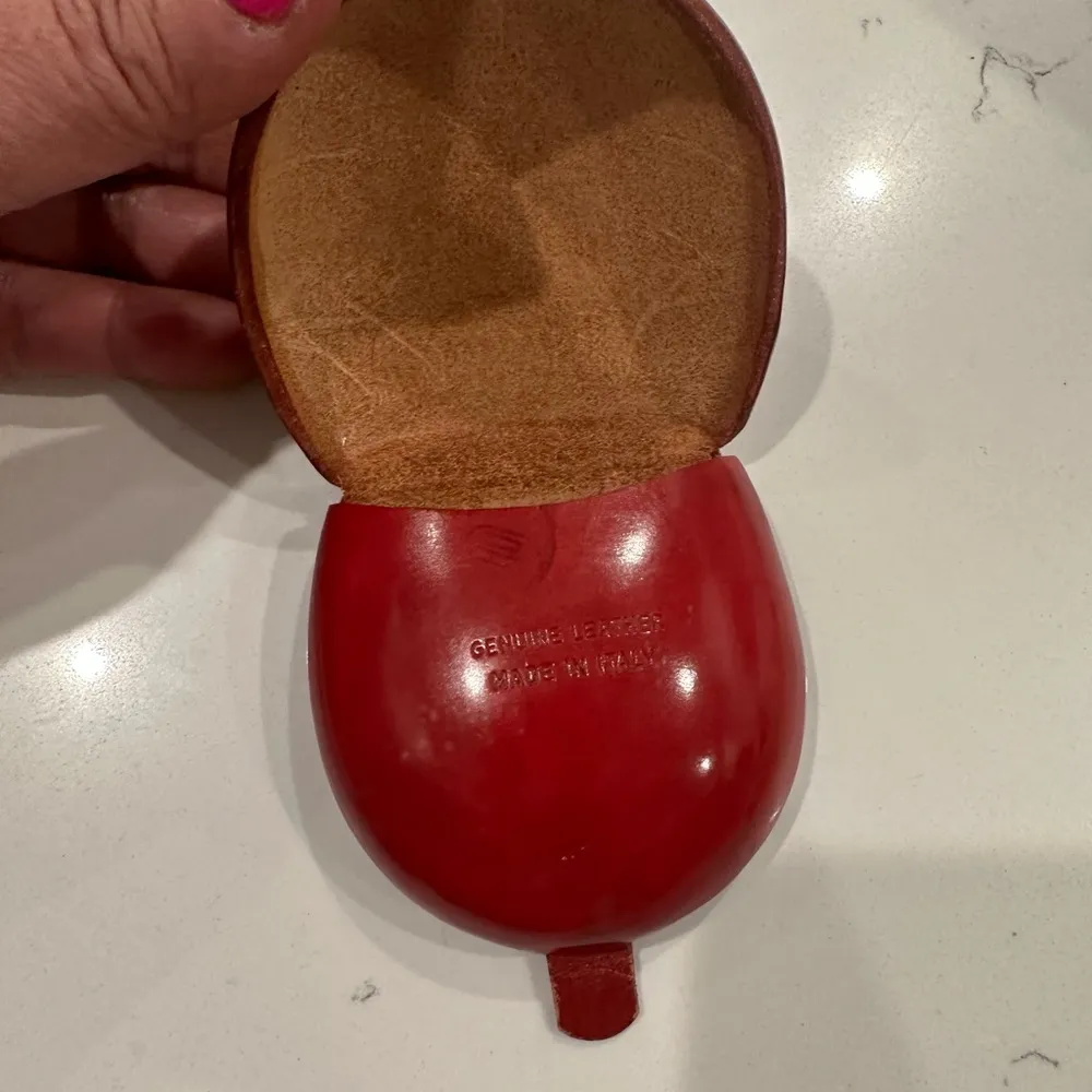 Sonia Firenza Leather Pouch Jewelry/Coin/cash/pill/chicken nugget snack holder - Image 3