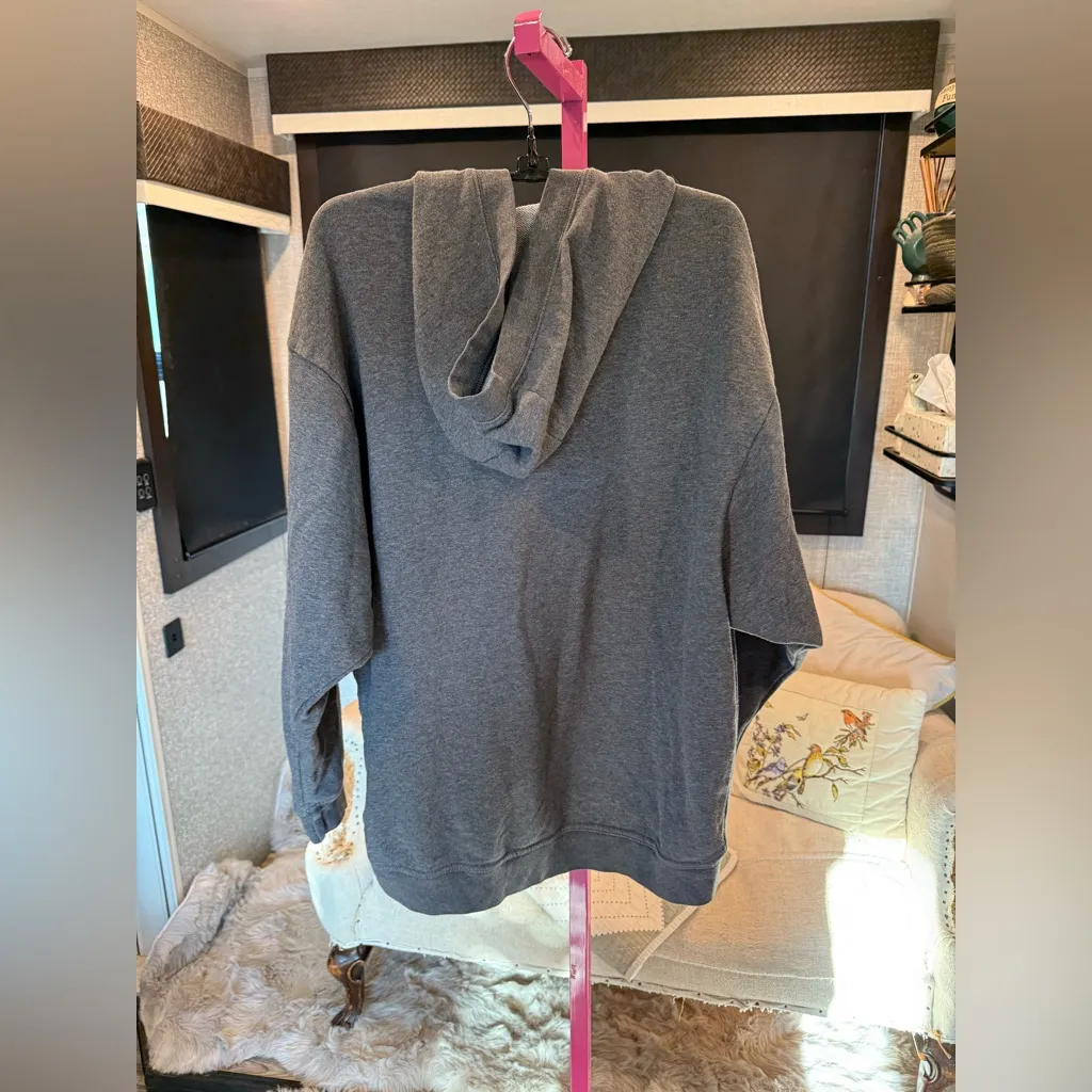 Nike Charcoal Pullover with White Logo medium - Image 3