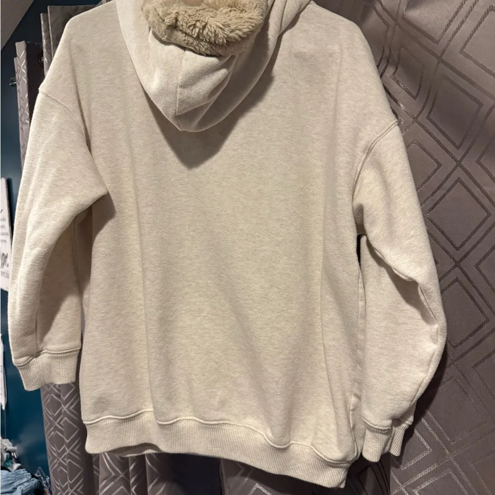 Aerie Cream Pullover Hoodie Relaxed Fit - Image 7