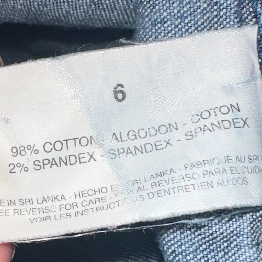 Jeanstar Denim Mini Skirt Blue Utility Pocket Style Size 6 - Image 5