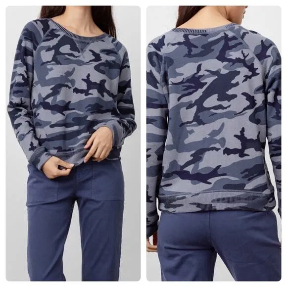 Rails Theo Sweatshirt Blue Indigo Camo - Image 2