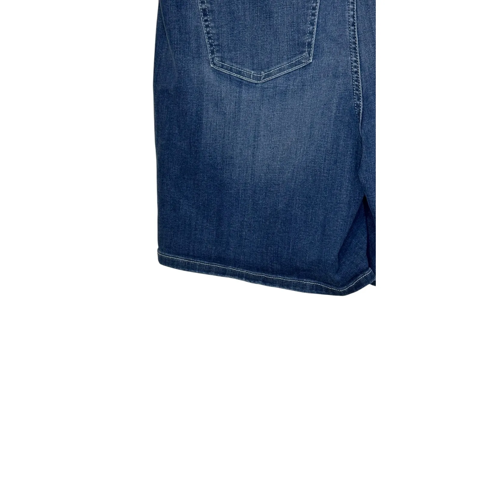 Lane Bryant Womens Shorts‎ Distressed Boyfriend Denim Stretch Blue Plus Size 16 - Image 9