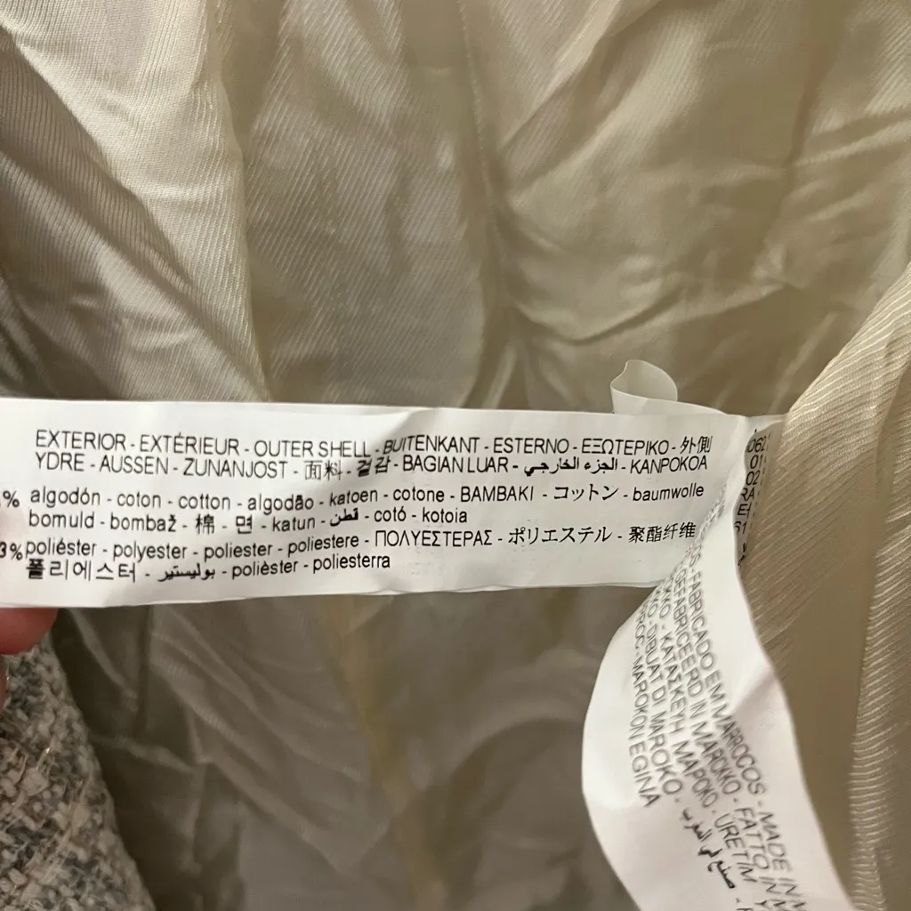 Zara Women's Classic Tweed Blazer - Image 11