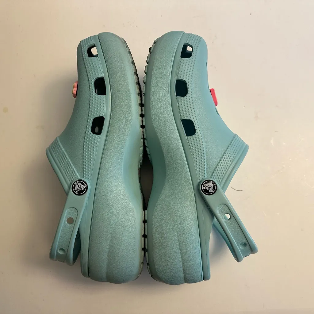 Crocs Classic Platform Clogs Black Women's Size 10 - Image 4