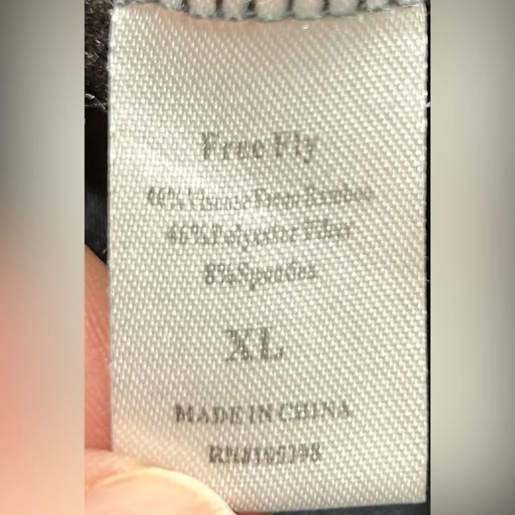 Free Fly Women’s Size XL Bamboo Knit Sleeveless Tank Gray Shift Dress - Image 3