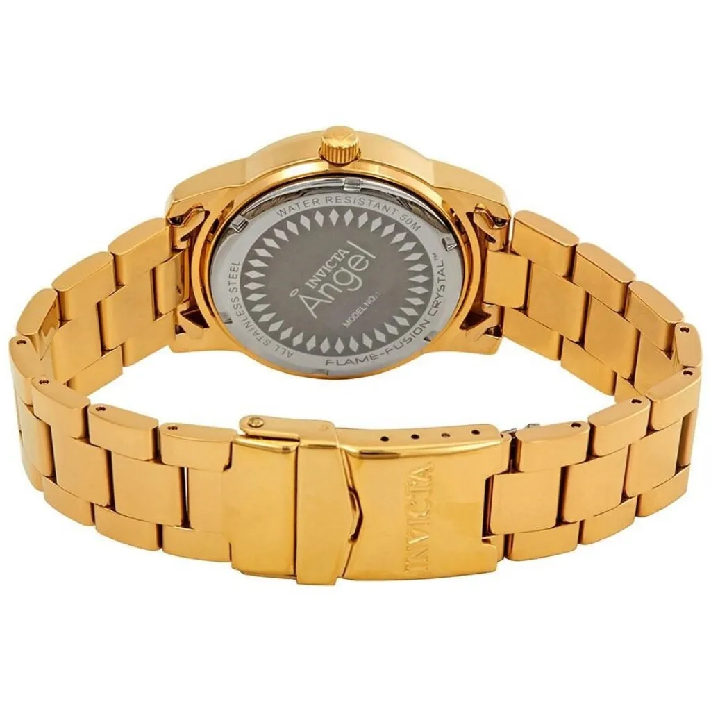 NWT Authentic Invicta Angel Multi-Function White Dial Gold-plated Women's Watch - Image 3