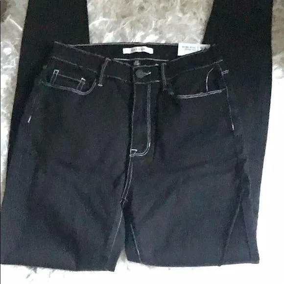 New PacSun Black High Rise 5-Pocket Denim Stretch Jegging Jean - Image 2