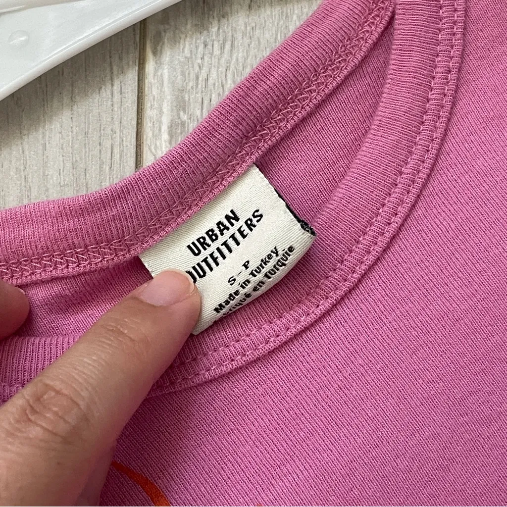 Urban Outfitters Tshirt pure love tiger baby tee womens Pink (small) y2k casual - Image 3