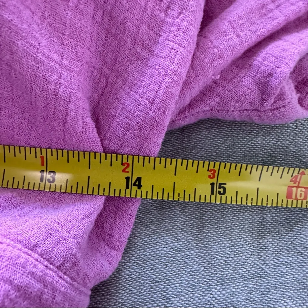 Hatch Carolina Maternity 100% Cotton Pink Gauzy Fit & Flare Midi Dress Size S - Image 6