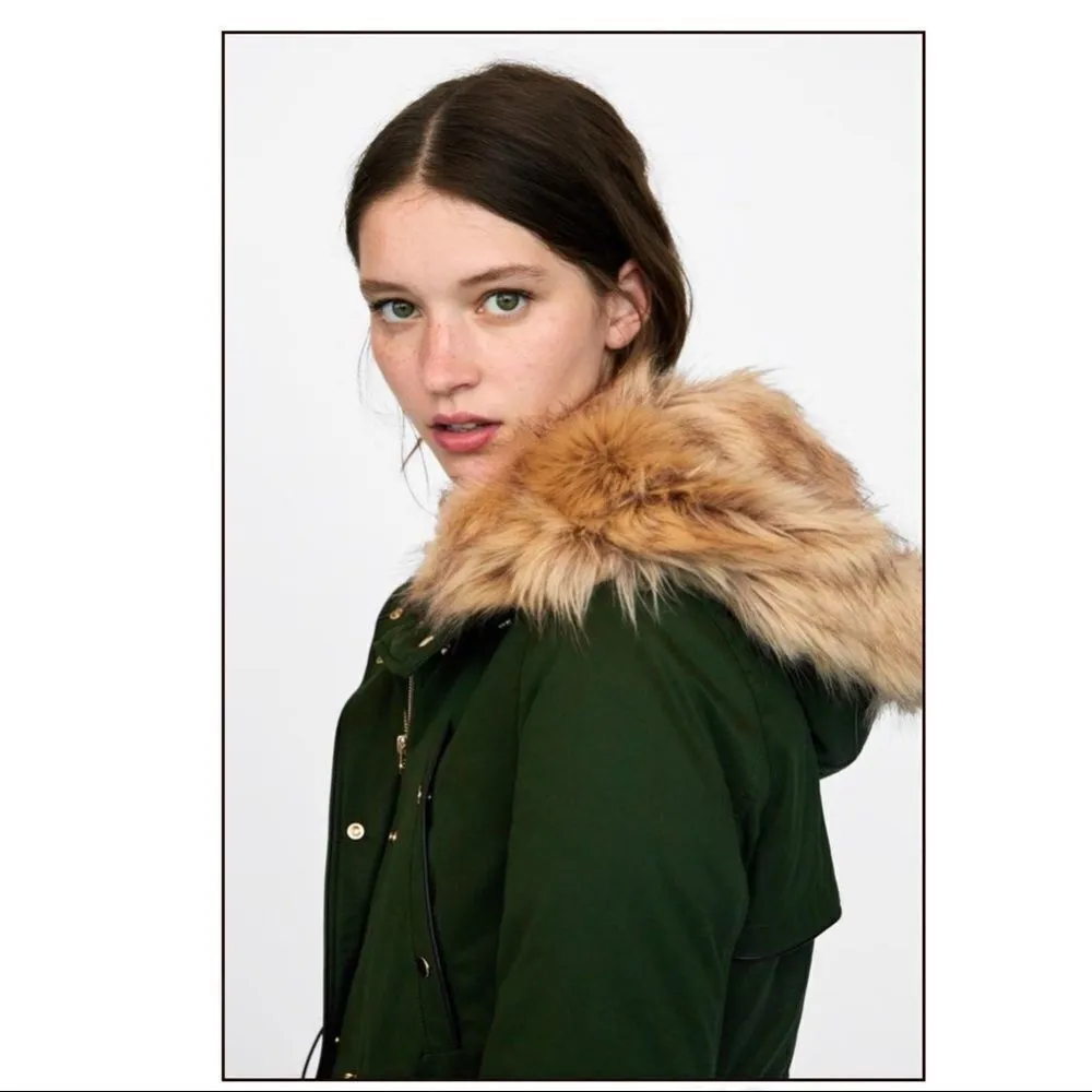 ✨3xHP✨Zara TRF HOODED PARKA ✨ - Image 5