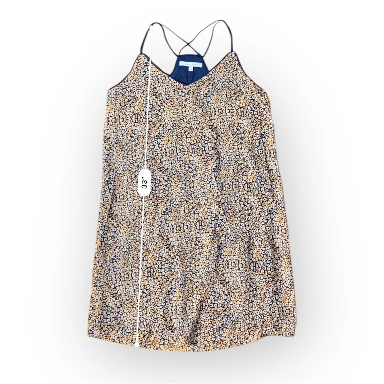 Naked Zebra NWT Strappy Midi Dress Size Small Blue‎ Orange Boho - Image 3