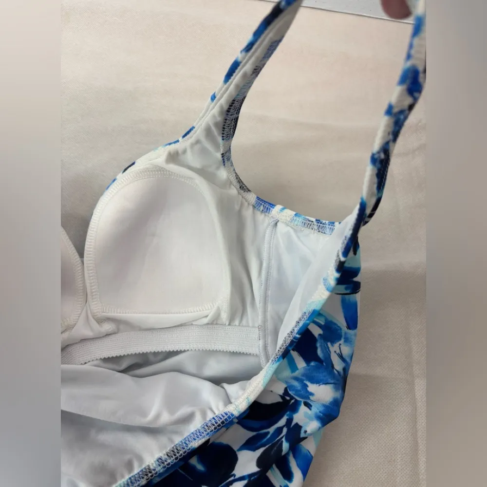 Miraclesuit 8 Aloha Vibrant Blue Floral One Piece Swimsuit - Image 3