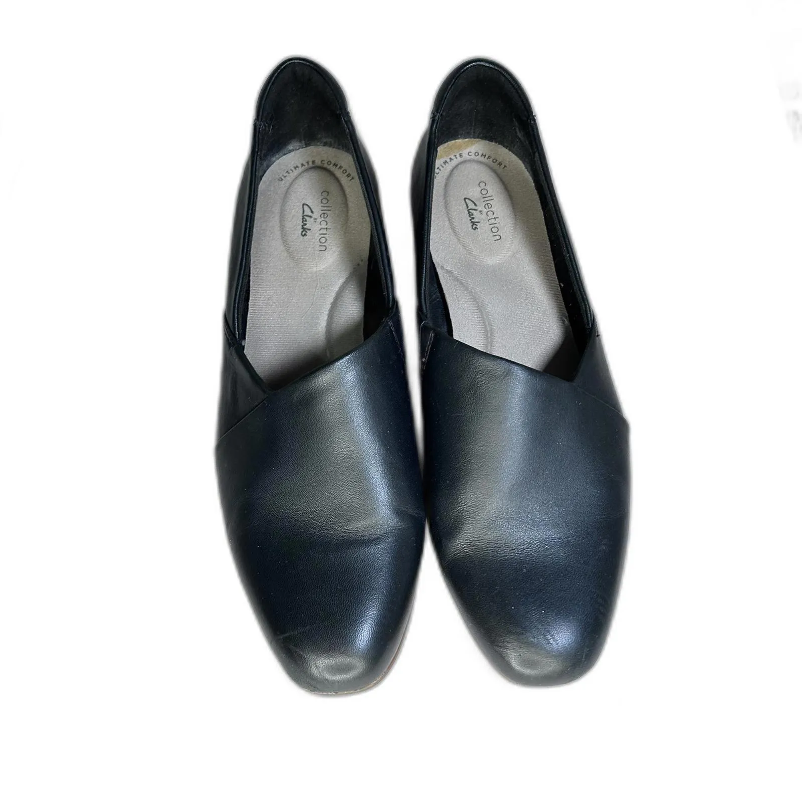 Clarks‎ Collection Juliet Palm Ortholite Black Leather Loafer Women's Size 9 - Image 2