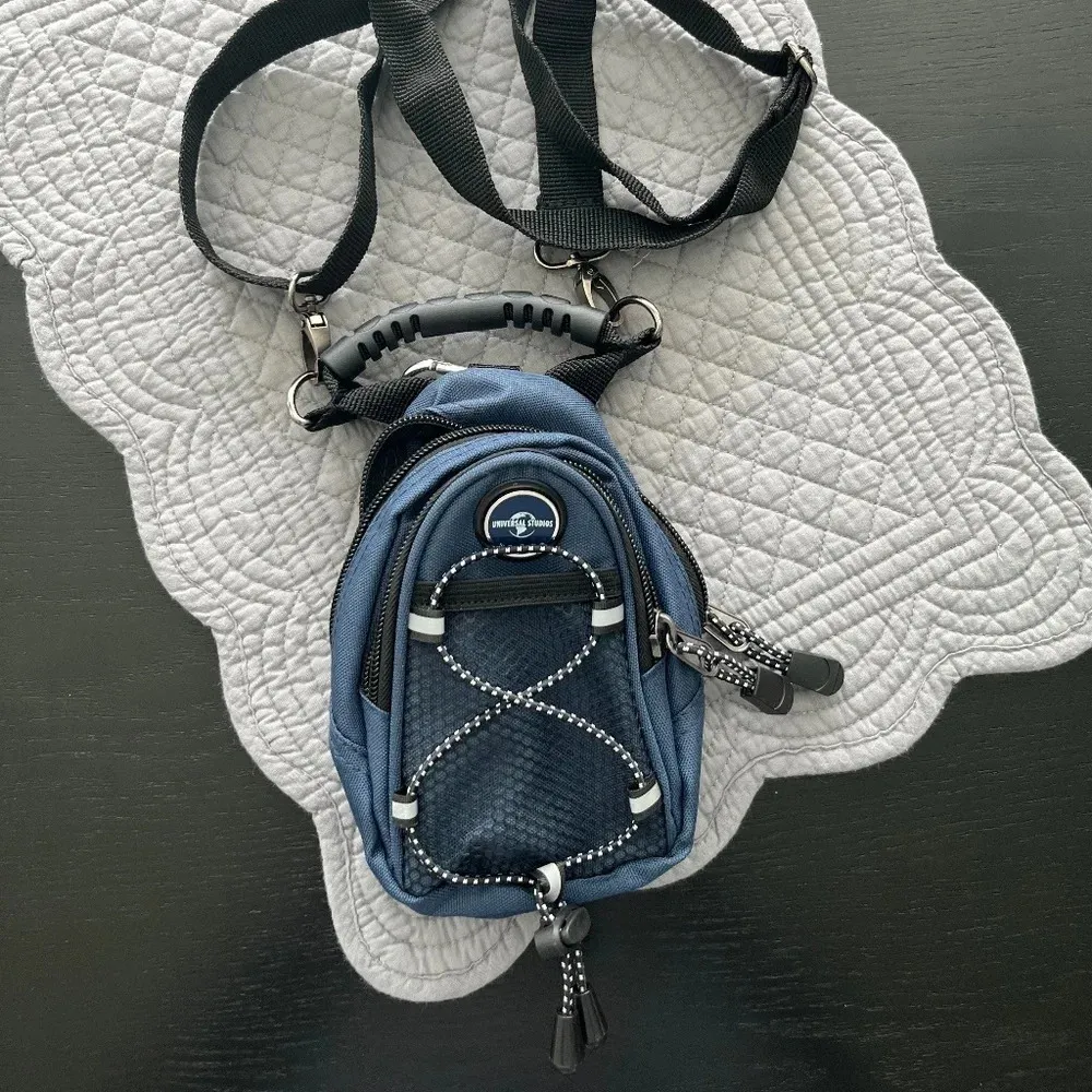 Universal Studios Blue Mini Camera Crossbody BackPack - Image 3
