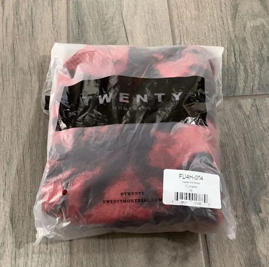 Flames Hyper Reality Knit Hoodie Size M - Image 5