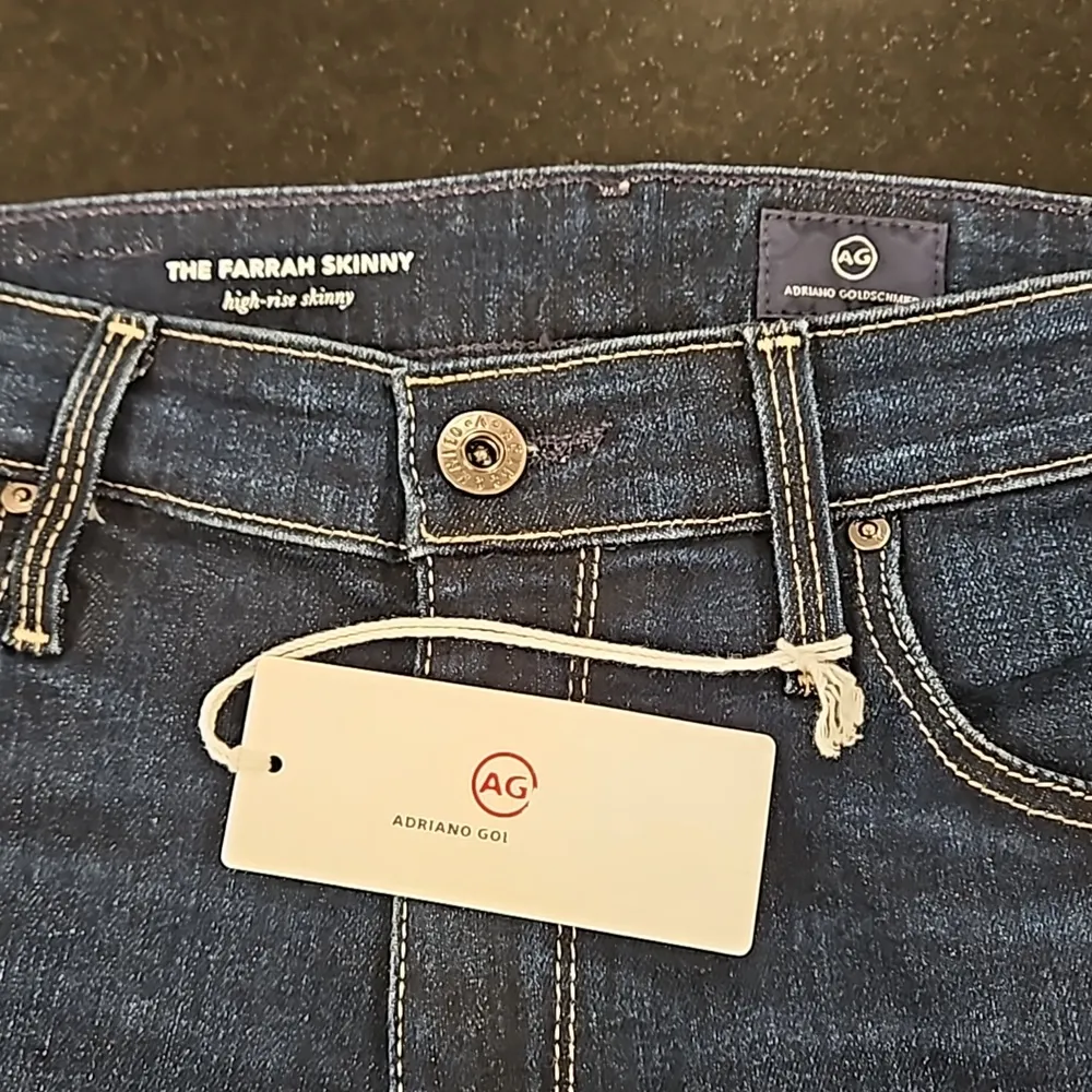 💕AG💕 Farrah High Waist Skinny Ankle Jeans - Darjeeling Blue 27 NWT - Image 14