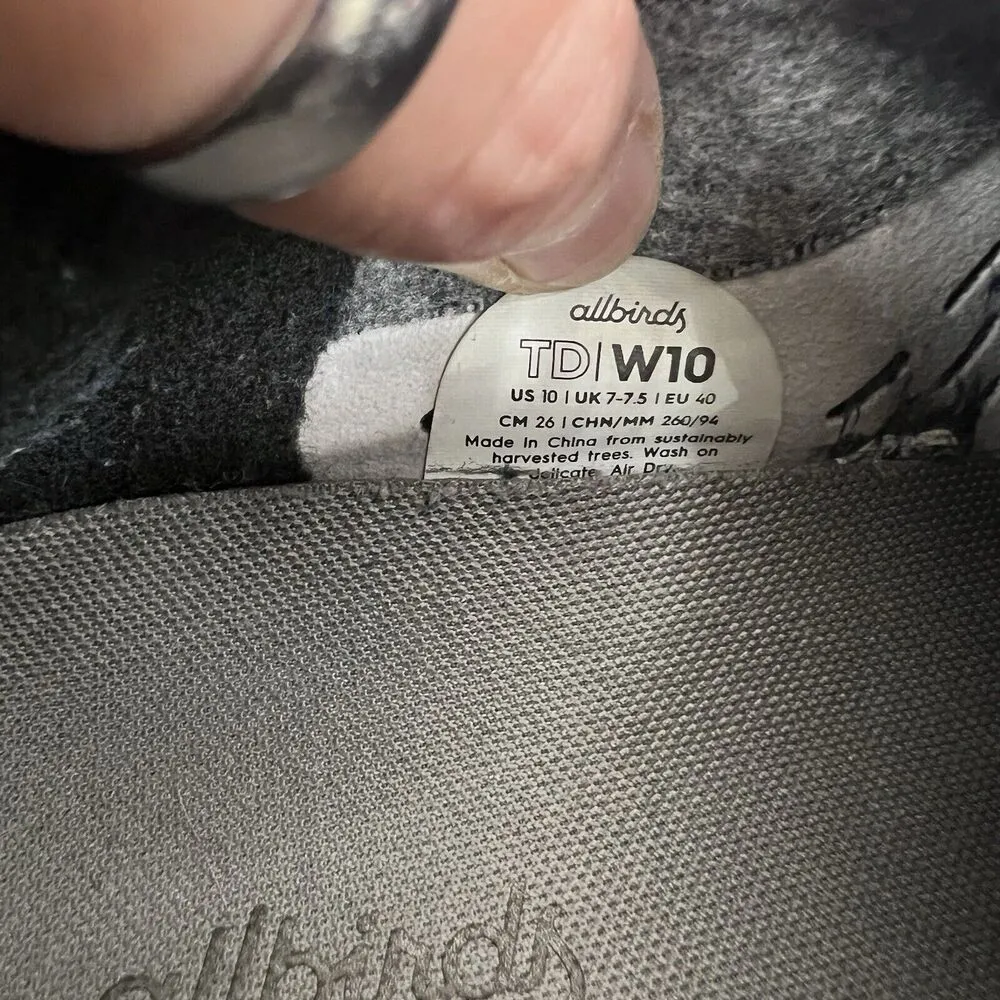 Allbirds Women’s Size 10 Tree Dasher Grey Running Shoes Sneakers Active Knit - Image 10