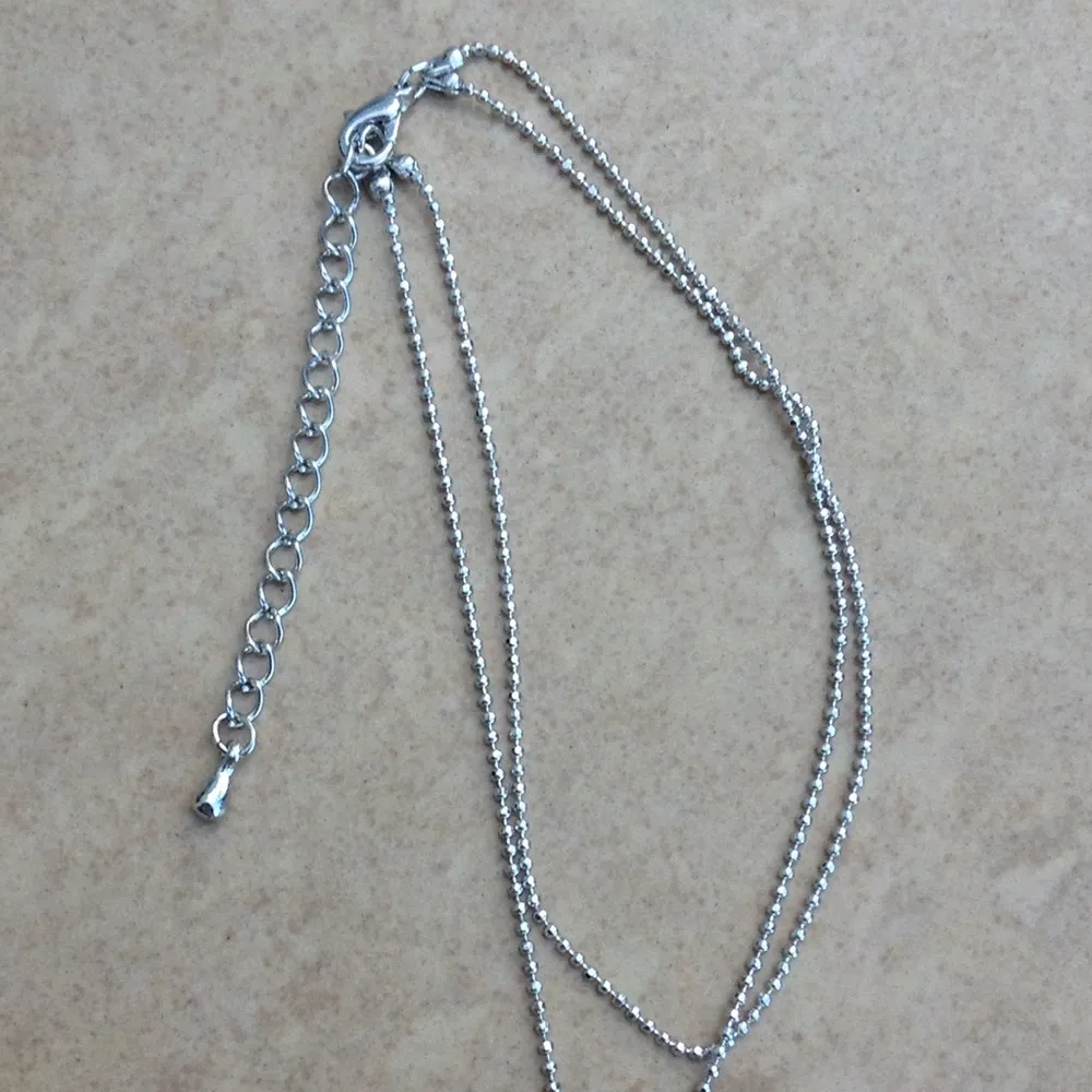 Silver Tone Crystal Bicycle Cyclist Charm Anklet - Image 2