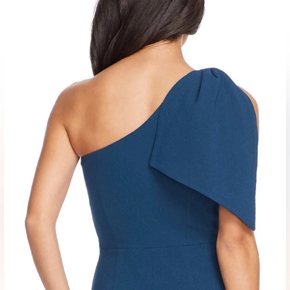Dress the Population Tiffany One Shoulder Bow Detail Sleeveless Sheath Dress - Image 6